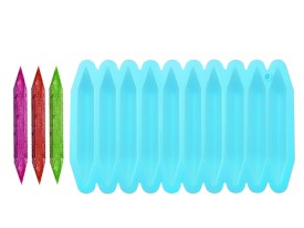 Molde silicona 10 crayones